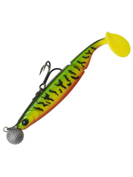 Виброхвост оснащенный MADCAT® RTF SHAD - 60g - FIRETIGER UV