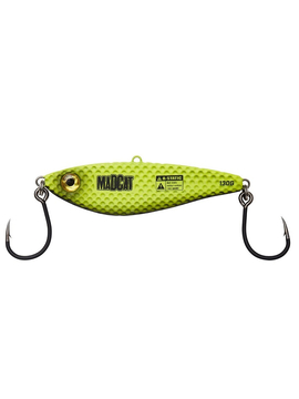 Блесны вертикальные MADCAT® A-STATIC VIBRATIX - FLUO YELLOW UV - 14cm - 130g