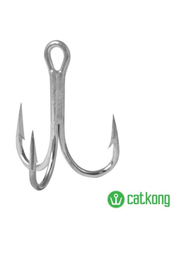 Крючки DELPHIN Catkong SuPOWER TREBLE - №4/0 - 4шт.