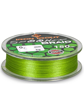 Леска плетеная IRON TROUT SPOONER PE Braid - 150m / 0,05mm / 2.7kg - Camo Green