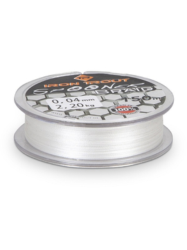 Леска плетеная IRON TROUT SPOONER PE Braid - 150m / 0,06mm / 3.8kg - White