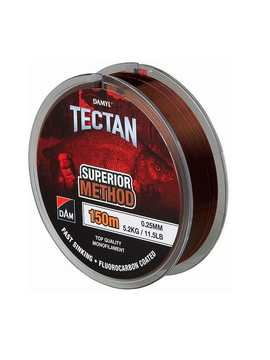 Леска фидерная DAM DAMYL® Tectan Superior FCC method / 150m / 0,23mm / 4,2kg - BROWN