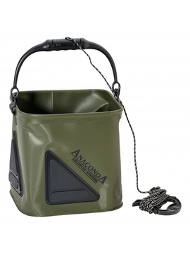 Мягкое ведро с веревкой ANACONDA Pull Up Bucket 17L
