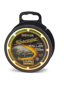 Леска для ловли сома SAENGER Specialist CATFISH - 0,60mm / 27,60kg / 200m - Dark Brown