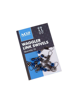 Адаптор скользящий для поплавка MAP Waggler Link Swivels / 10шт.