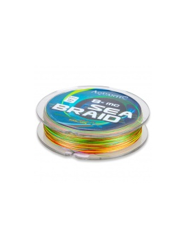 Леска морская плетеная AQUANTIC® 8x MC Sea Braid - 0.21mm / 16.0kg / 300m - Multicolor