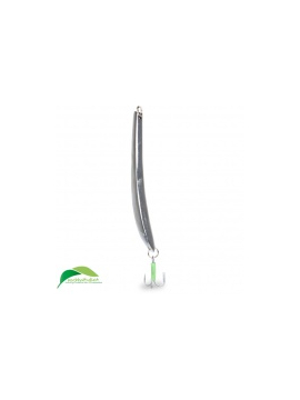 Пилькер AQUANTIC® BANANA PILK STEEL (Lead Free) Single Treble - 13,5cm / 100g - Chrome