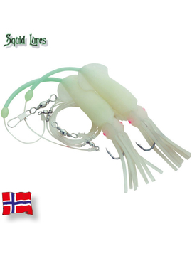 Оснастка морская AQUANTIC® Squid Jig Pilk Rig - №6/0 / 1.20mm / 100cm
