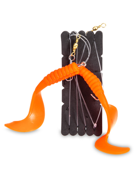 Оснастка морская AQUANTIC® Double Twisterrig XL - №4/0 / 0.80mm / 115cm - JR