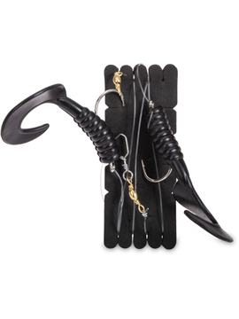 Оснастка морская AQUANTIC® Double Twisterrig XL - №4/0 / 0.80mm / 115cm - BL