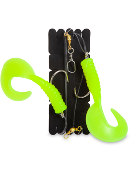 Оснастка морская AQUANTIC® Double Twisterrig XL - №4/0 / 0.80mm / 115cm - CH