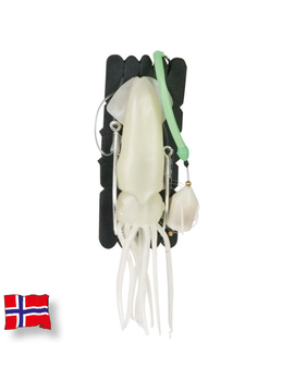 Оснастка морская AQUANTIC® Flashlight Giant Rig - №10/0 + 12/0 / 70cm / 1.2mm