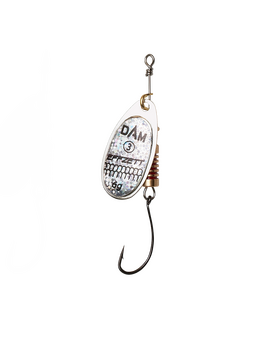 Блесна вращающаяся DAM SINGLE HOOK SPINNER - Reflex Silver №2 / 4g