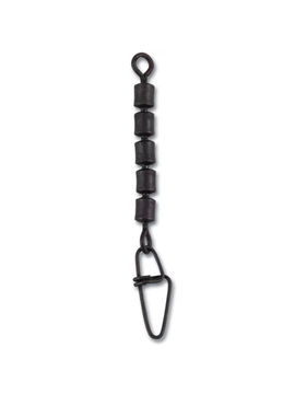 Вертлюг пятерной с карабином AQUANTIC® 5-Time Trolling Swivel - № 2 / 40kg / 61mm - 5шт.