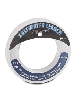 Лидер моно AQUANTIC® Saltwater Leader - 0.80mm / 60lb / 50m - Clear