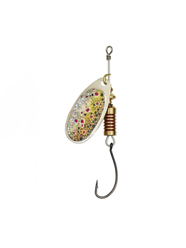 Блесна вращающаяся DAM SINGLE HOOK SPINNER - Brown Trout №2 / 4g