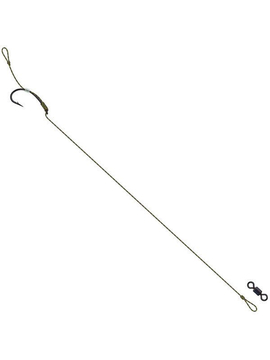 Карповый поводок DAM® TACTIX Anti-Snag Rig №8 / 16cm / 25lb - 2шт.