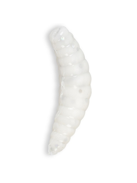 Силиконовые приманки ароматизированные IRON TROUT Super Soft Bee Maggots - Garlic / 2.5cm / WG - 15шт.