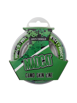 Поводковые материалы MADCAT® CAMO SKIN LINE - 10m - 0.75/1.20mm - 60kg - Camo Brown