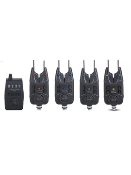 Комплекты сигнализаторов поклевки SAENGER CARP VOICE R-4 Set 4+1 (Red, Blue, Green, Yellow)