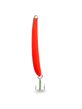 Пилькер AQUANTIC® BANANA PILK STEEL (Lead Free) Single Treble - 16,5cm / 150g - UV Red