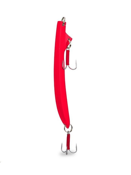 Пилькер AQUANTIC® BANANA PILK STEEL (Lead Free) Double Treble - 25cm / 800g - UV Red