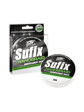 Леска плетеная SUFIX Nano Braid зеленый камуфляж 100 м 0.08 мм 3,7 кг