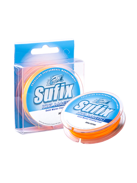 Леска зимняя SUFIX Ice Magic 50 м желто-оранжевая 0,135 мм 2,0 кг