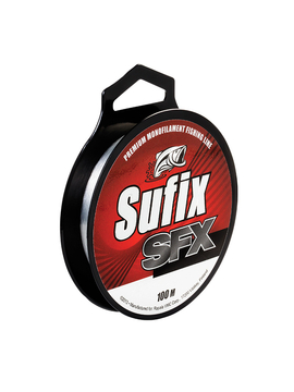 Леска SUFIX SFX прозрачная 100 м 0,12 мм 1,2 кг