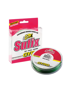 Леска плетеная SUFIX GYRO Braid зеленая 135 м 0.17 мм 8.9 кг