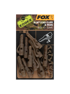 Безопасная клипса FOX SLIK Lead Clip + Pegs EDGES Camo