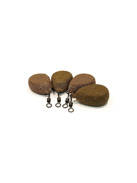 Грузила Korda Textured Flat Pear Swivel, Вес грузила: 3.5oz (99g)
