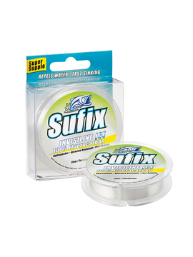 Леска зимняя SUFIX Invisiline Ice Fluorocarbon прозрачная 50м 0.14мм 1,5кг