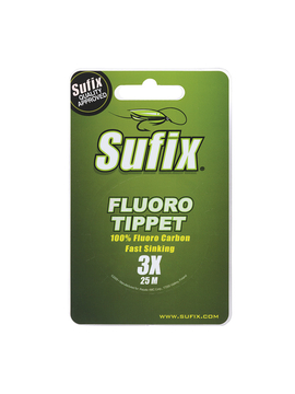Леска SUFIX Fluoro Tippet прозрачная 25 м 0.138 мм 1,4 кг