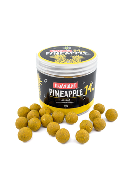Бойлы пылящие насадочные Carptoday Baits Pineapple (Ананас), Диаметр: 14 мм, Вкус: Ананас