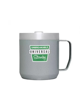 Термокружка STANLEY Milestones с ручкой 0.35L 1960 серо-голубая