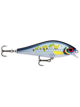 Воблер RAPALA Super Shadow Rap 16 /SCRB /медленно тонущ. / 1,0-1,4м, 16см, 77гр