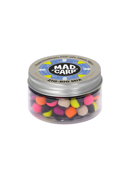 Бойлы плавающие Mad Carp Baits ZIG-RIG Pop-Up COLOR MIX (Фруктовый Аромат), Диаметр: 10 мм