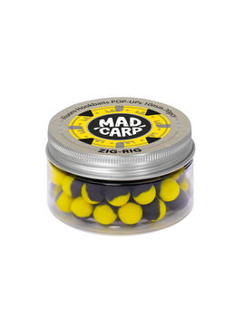 Бойлы плавающие Mad Carp ZIG-RIG Pop-Up (Фруктовый Аромат), Диаметр: 10 мм