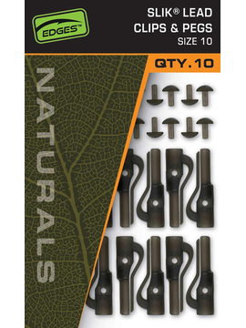 Безопасная клипса с Т-образными стопорами FOX Naturals Slik №10 EDGES