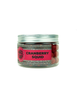 Бойлы насадочные Mad Carp Baits CRANBERRY SQUID (Клюква и Кальмар), Диаметр: 15 мм