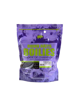 Бойлы тонущие RHINO BAITS Pineapple N-Butyric (Ананас и Масляная кислота) 1кг, Диаметр: 20 мм