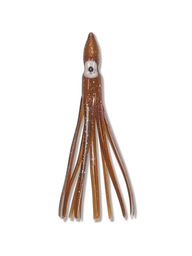 Силиконовая приманка AQUANTIC® OCTOPUS - 15 cm / Motor Oil - 4шт.