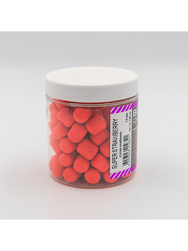 Бойлы Balanced Wafters RHINO BAITS Super Strawberry (Супер Клубника) 14мм 100г