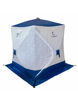 Палатка зимняя куб однослойная СЛЕДОПЫТ, Размер: 150 см х 150 см х 166 см