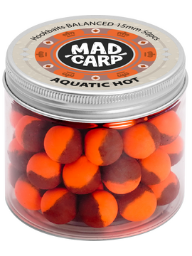 Бойлы насадочные Mad Carp Baits Balanced AQUATIC HOT (Акватик и Специи) 15мм
