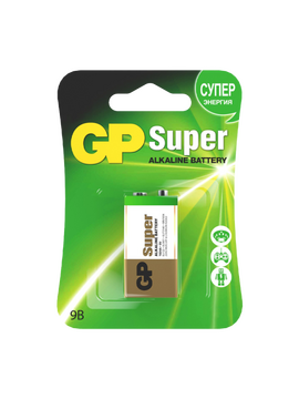 Батарейка GP Super Крона 6LR61 BL1 Alkaline 9V