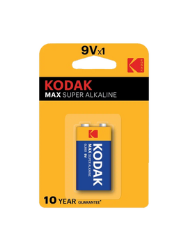 Батарейка Kodak MAX Крона 6LR61 BL1 Alkaline 9V