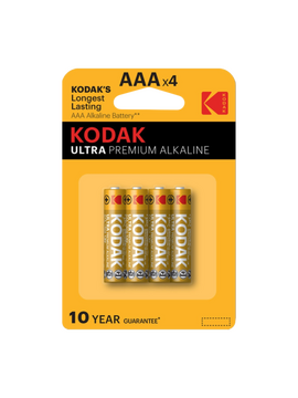 Батарейка Kodak ULTRA PREMIUM LR03 AAA BL4 Alkaline 1.5V
