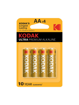 Батарейка Kodak ULTRA PREMIUM LR6 AA BL4 Alkaline 1.5V